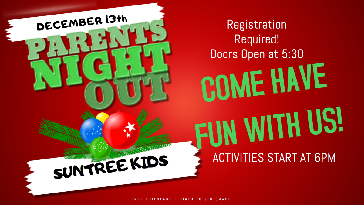 Parents Night Out | Suntree UMC